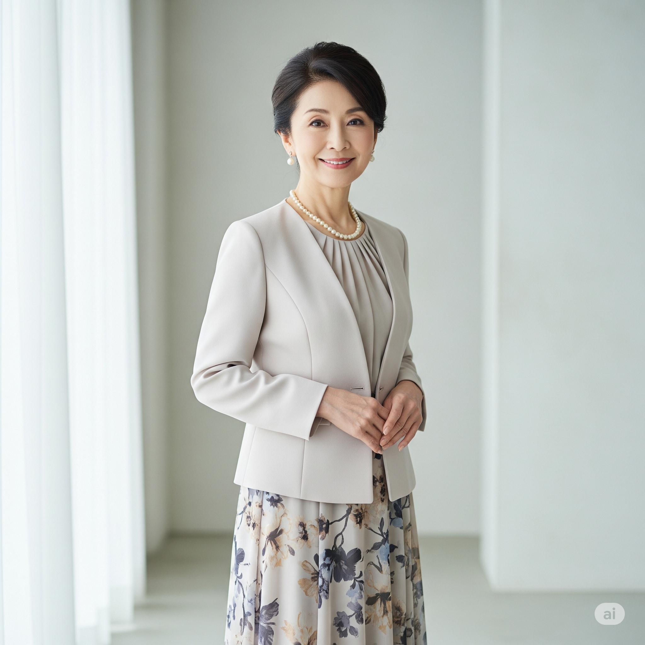 美しく上品に輝く50代女性